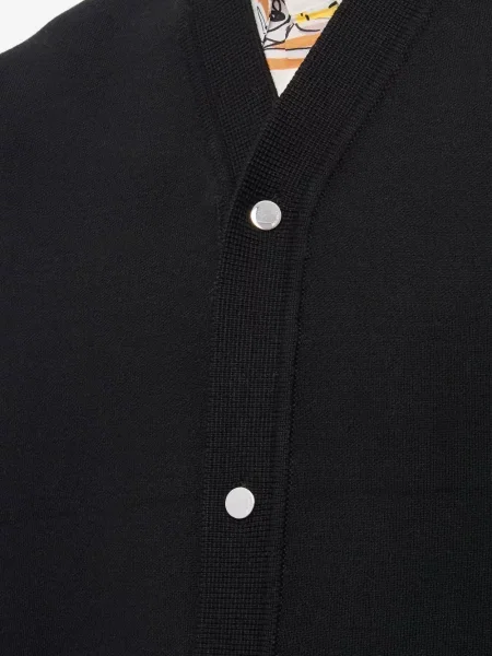 Cardigan Jacquemus cu decolteu în V negru