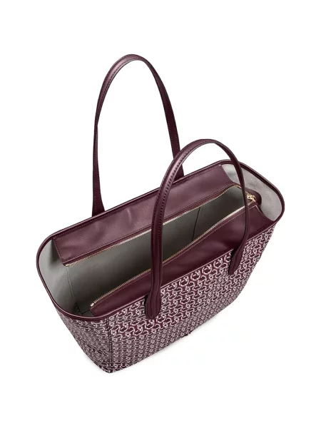 Geantă shopper Aigner cu imagine roșu