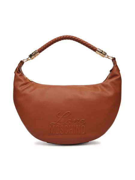 Ročna torba LOVE MOSCHINO rjava