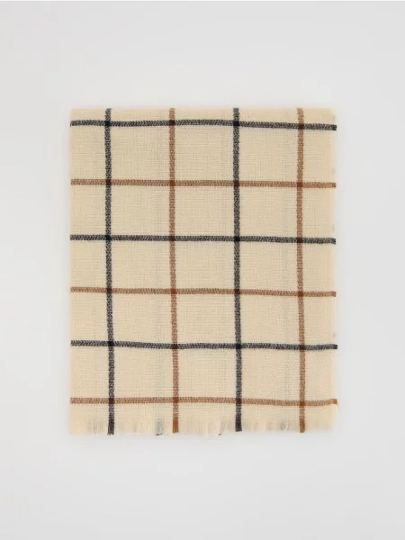 Reserved Картатий шарф із додаванням різнобарвний 