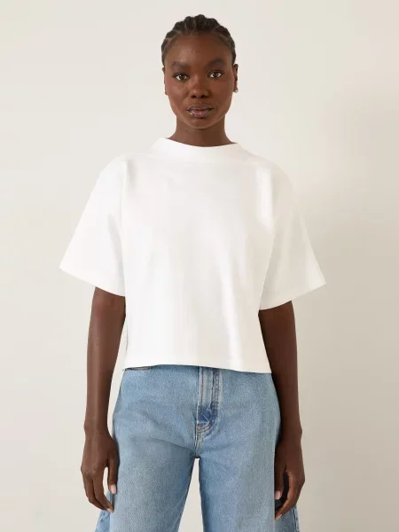Alaïa Koszulka weiss biała
