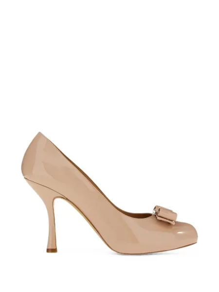 Pantofi cu toc Ferragamo cu funde