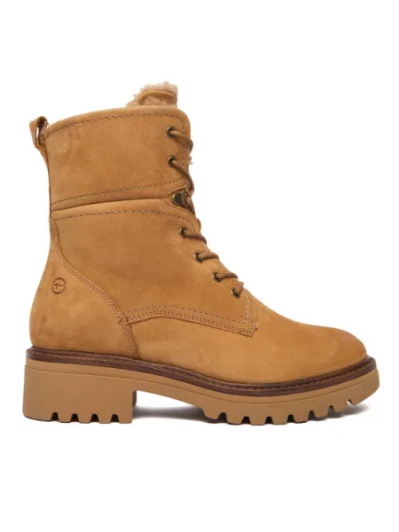 Kotníková obuv Tamaris hnědé