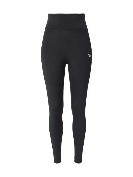 ADIDAS ORIGINALS Leggings ESSENTIALS negru alb