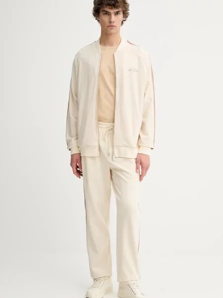 Спортивні штани Les Deux з аплікацією бежевий