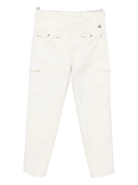 Pantaloni cargo Moncler alb