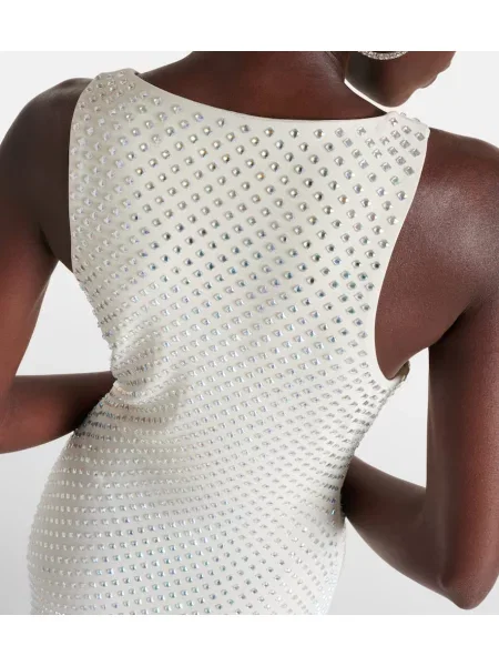 Rochie maxi Self-portrait plasă de costum