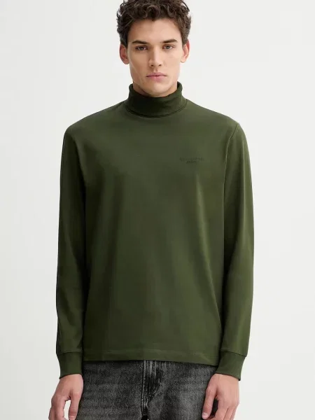 Majica z dolgimi rokavi Marc O'Polo zelena