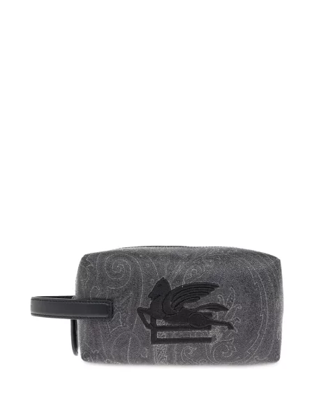 Geantă Etro cu model paisley gri