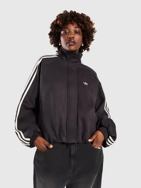 Adidas Kurtka Faux Suede Tt czarna