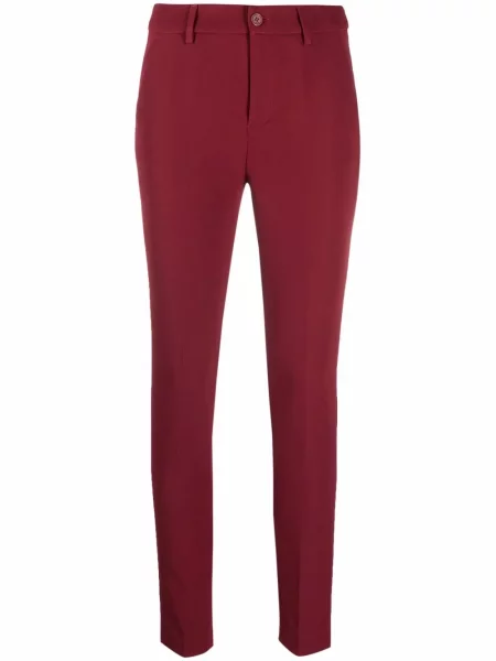 Pantaloni Liu Jo skinny fit roșu