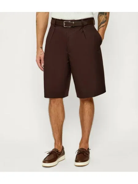 BOSS BLACK Pantaloni scurți | Boss x David Beckham | Relaxed fit negru