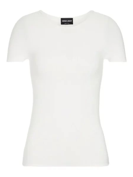 Scurt tricou Giorgio Armani alb