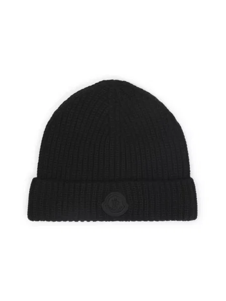 Czapka Moncler czarna