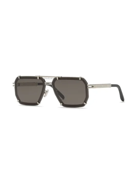 Ochelari de soare Philipp Plein argintiu