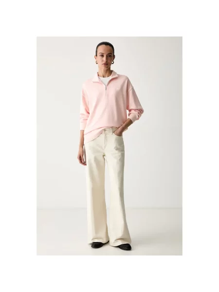 Bluza rozpinana Gant różowa