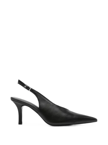 Pantofi cu toc Patrizia Pepe slingback negru