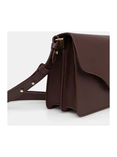 Coccinelle torebka crossbody skórzana brązowa