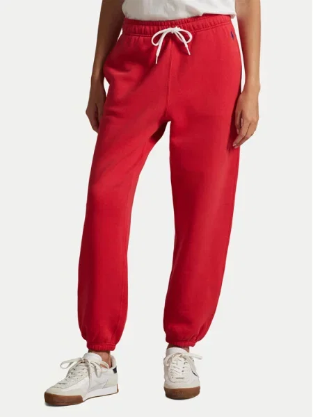 Polo Ralph Lauren Spodnie dresowe Tapered Fit czerwony