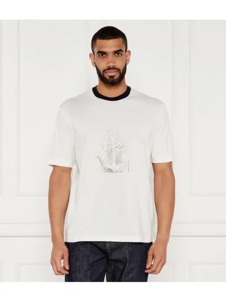 Armani Exchange Tricou alb