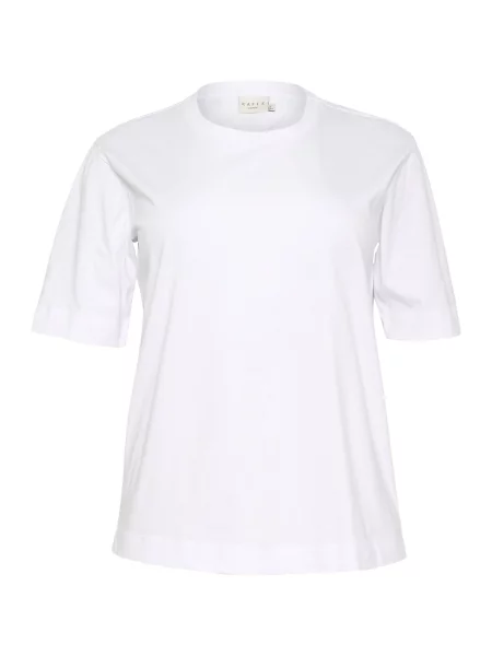 KAFFE CURVE Tricou Mina' alb