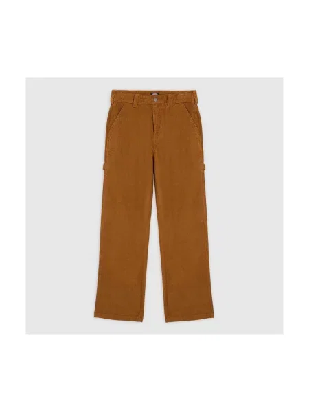 Manšestrové kalhoty Dickies hnědé