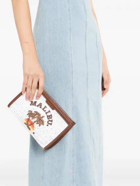 Geantă plic Anya Hindmarch alb