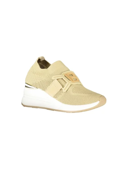 Sneakersy Laura Biagiotti na platformie beżowe