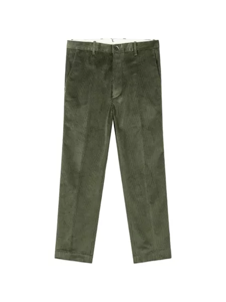 Pantaloni Nine In The Morning de catifea cord verde