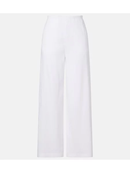 Pantaloni Max Mara de in alb
