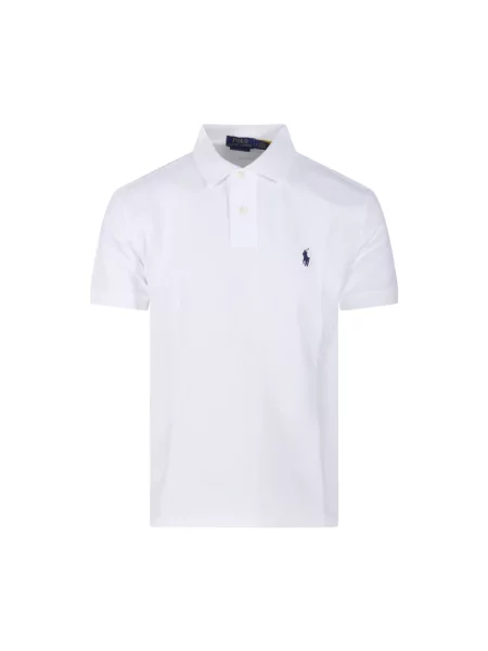 Koszulka polo Polo Ralph Lauren z siateczką biała