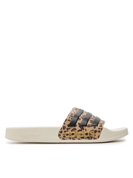 Sneakersy Adidas Adilette brązowe