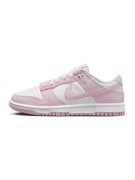 Sneakersy Nike Dunk sztruksowe różowe