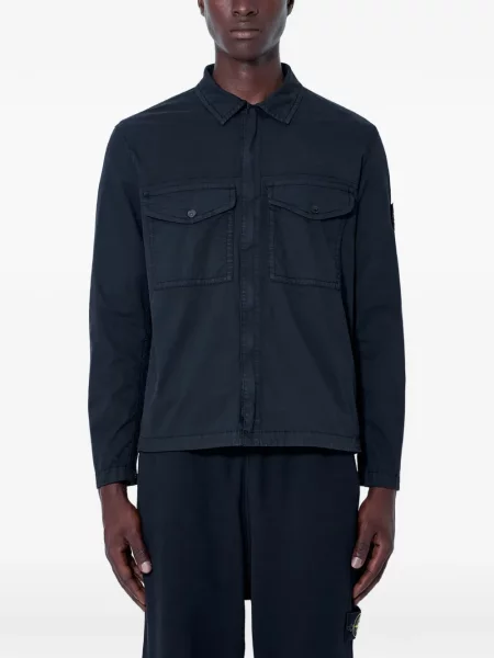 Cămașă Stone Island cu strasuri negru