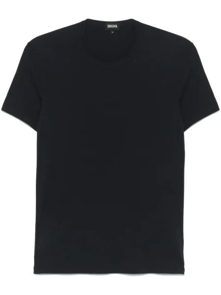 Tricou Zegna cu decolteu rotund albastru