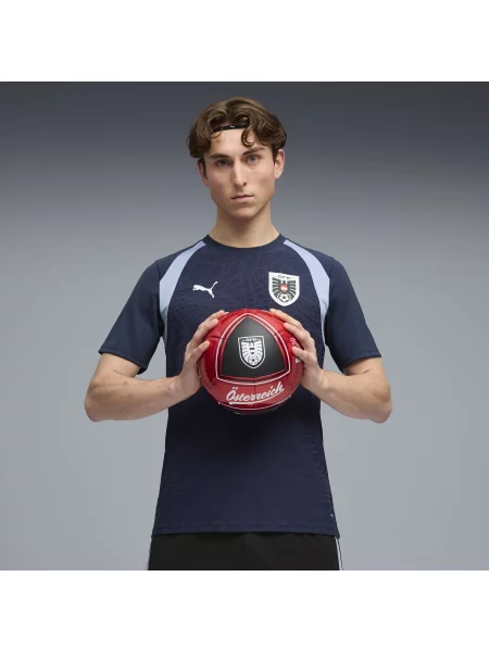 PUMA koszulka treningowa reprezentacji Austrii Akcesoria S niebieski
