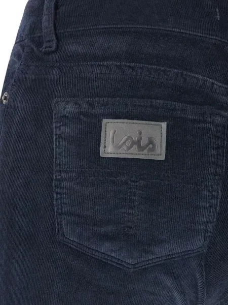 Samt hlače Lois Jeans lepršave plava