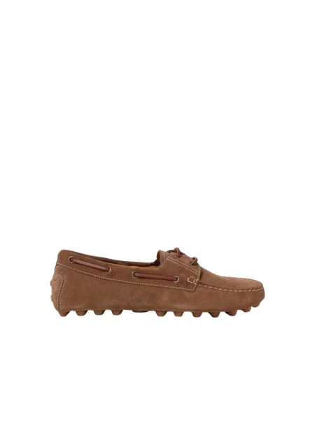 Półbuty Tod's skórzane brązowe