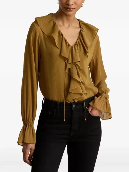 Bluză Lauren Ralph Lauren maro