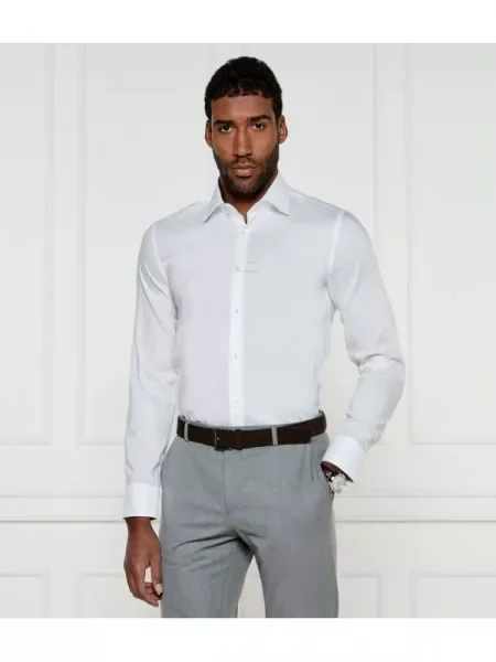 BOSS BLACK Cămașă alb