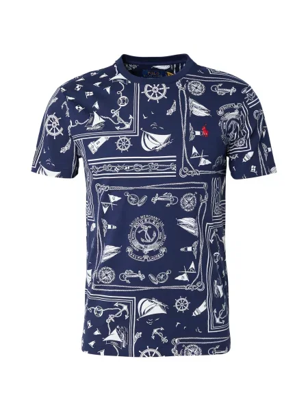 Polo Ralph Lauren Tricou bleumarin alb