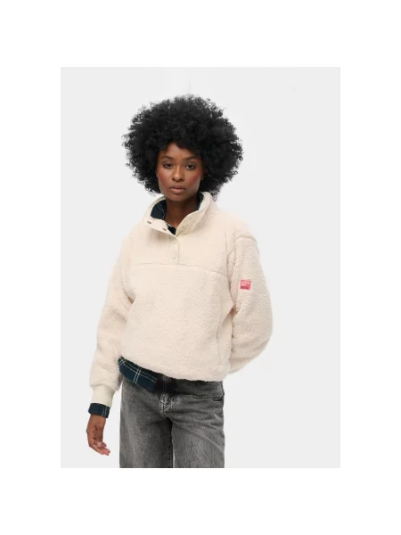Sweter Superdry biały