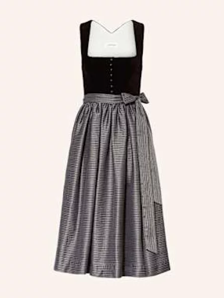 Grasegger Sukienka Bawarska Brianna schwarz czarna