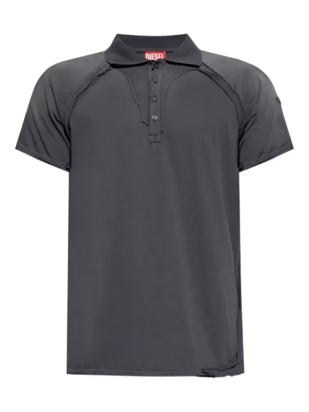 Тениска Diesel бродирана сиво