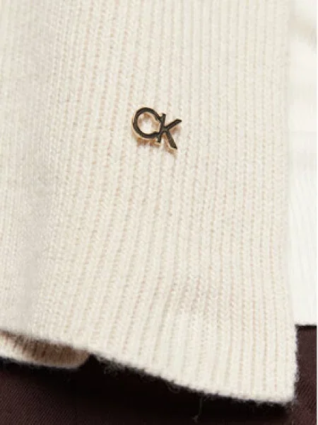 Calvin Klein Šalikas Re-Lock smėlio