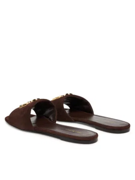 Tory Burch Natikači Eleanor Slide rjava