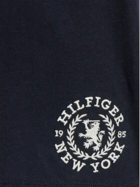 Tommy Hilfiger Majica Crest Logo D Mornarsko modra