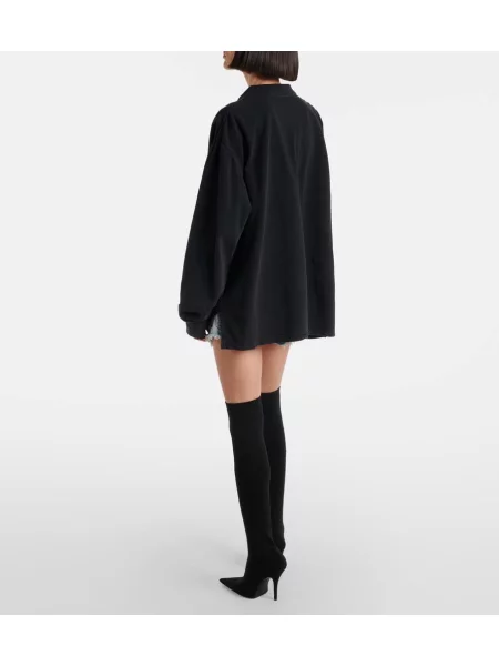 Klasična polo majica Balenciaga črna
