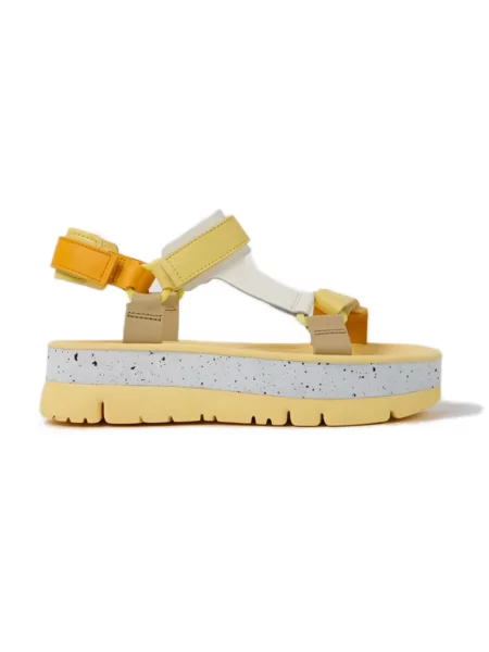 Camper Oruga Sandal Kobiety Sandały Camper Żółty Size: 5 białe