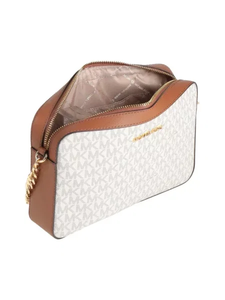 Torebka crossbody Michael Kors z logo biała